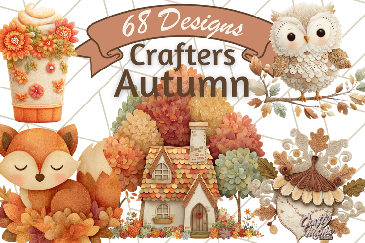 Cozy Fall Clipart PNG Autumn Cozy Elements