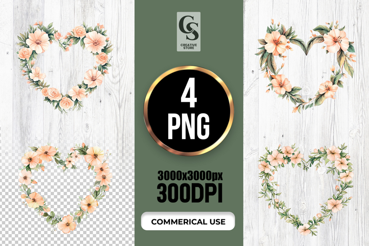 Watercolor Heart Clipart Image 10