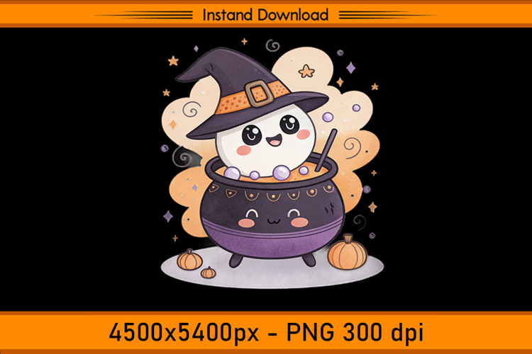 Witch Cauldron Clipart Image 7