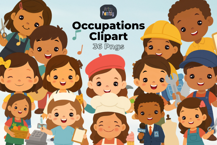 Occupations Cliparts Bundle