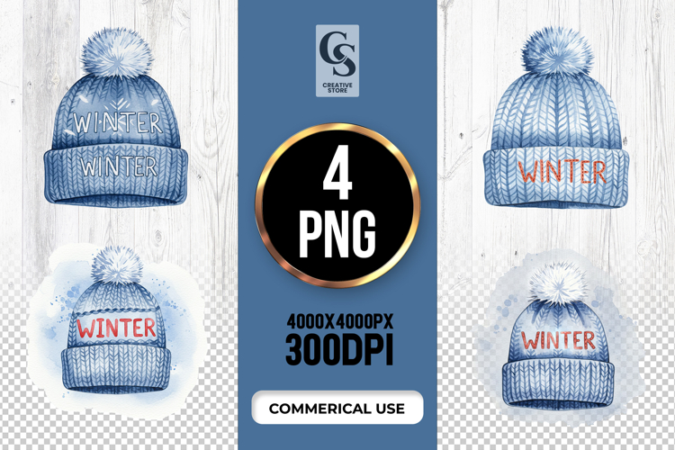 Winter Hat Clipart Sublimation PNG