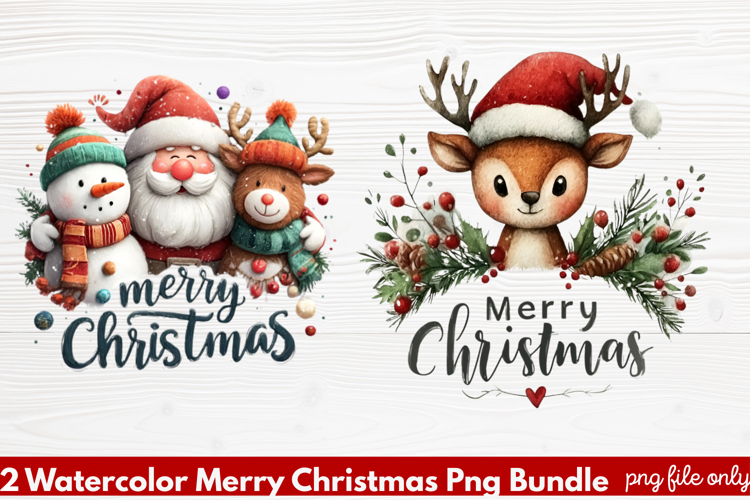 Christmas Watercolor Clipart Image 14