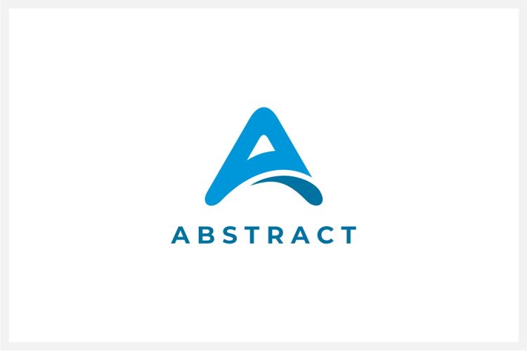 Abstract Letter A Logo Design Vector
