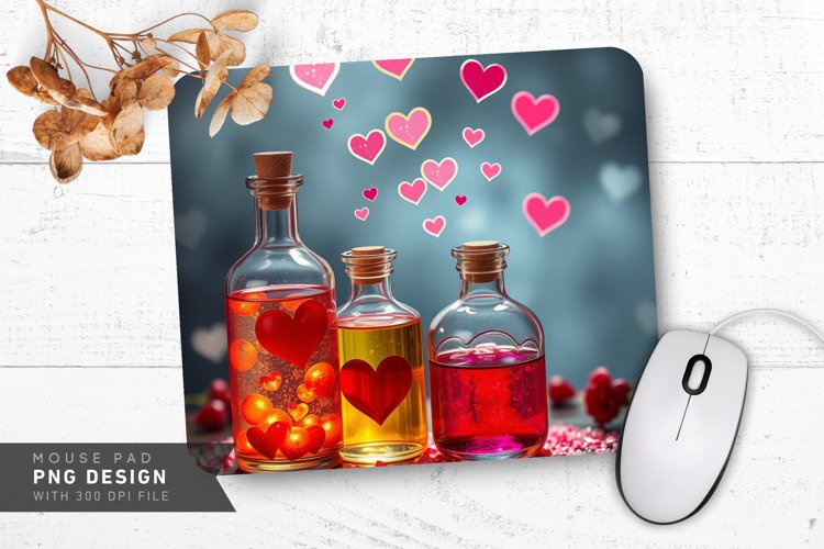 Love Potion Magic Mouse Pad PNG Design