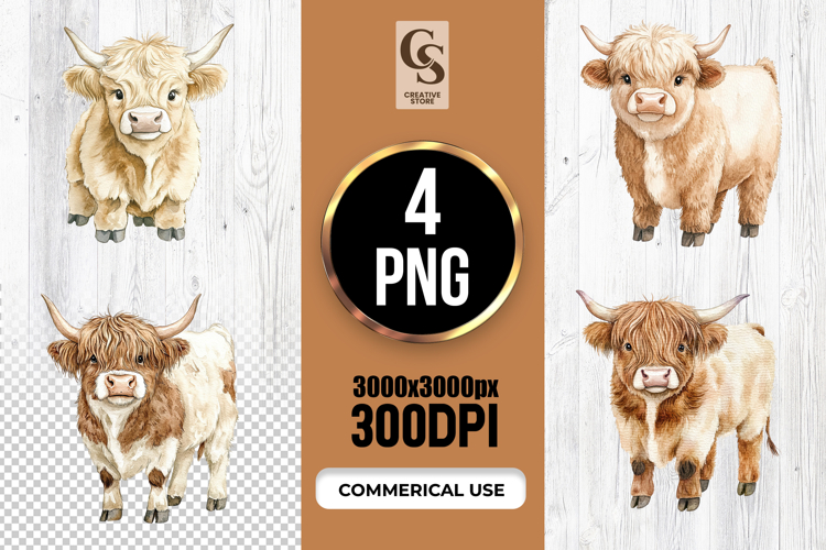 Highland Cow Clipart Image 10
