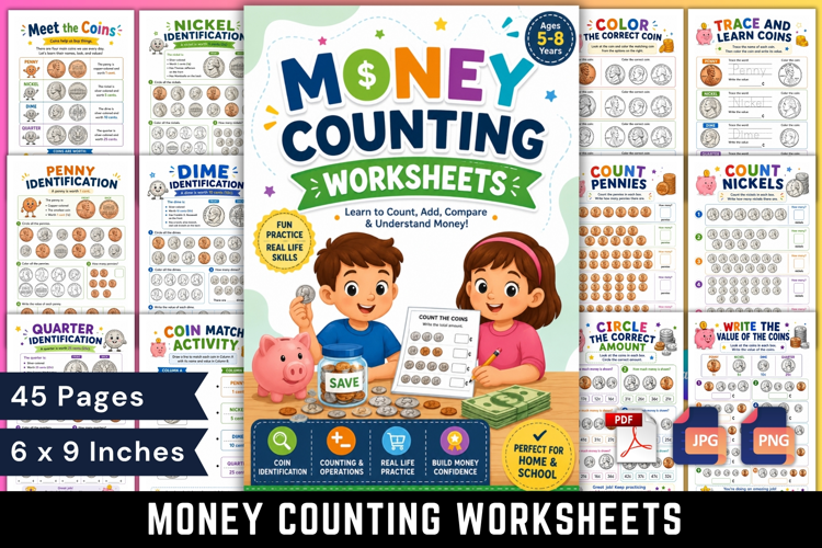 Money Counting Worksheets
