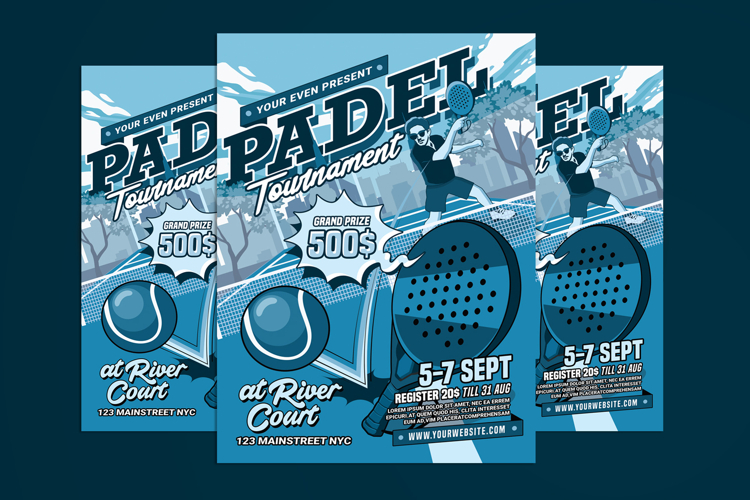 Padel Tournament Flyer