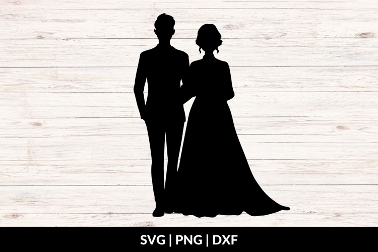 Wedding Clipart Black and White Image 2