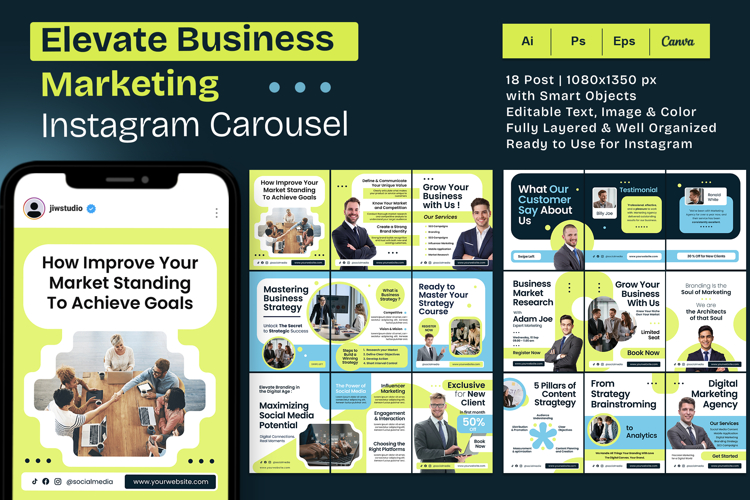 Elevate Business Marketing - Instagram Carousel