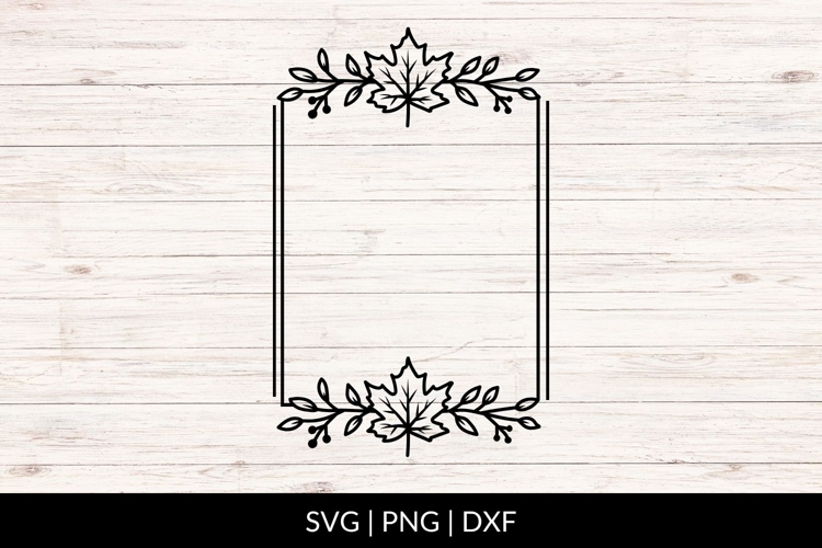 Leaf Border SVGs Image 4