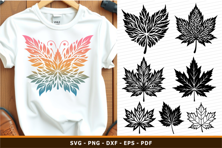 Maple Leaf SVG, Autumn SVG, Fall Leaf SVG, Thanksgiving SVG