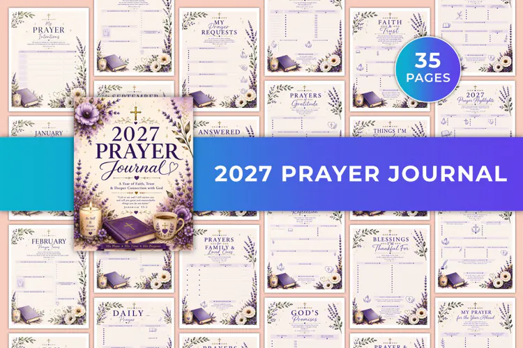 2027 Prayer Journal kdp interiors