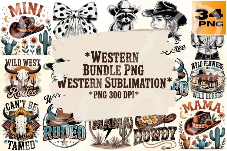 Western Rodeo PNG Sublimation Pack