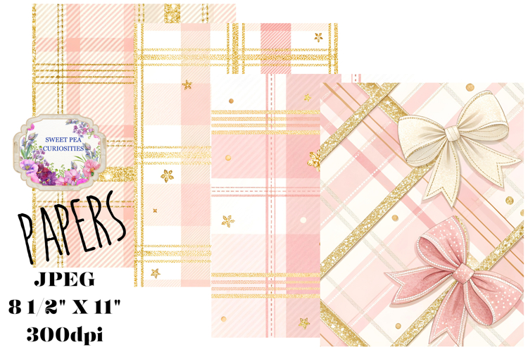 Shabby Chic, Christmas, Papers, Junk Journal