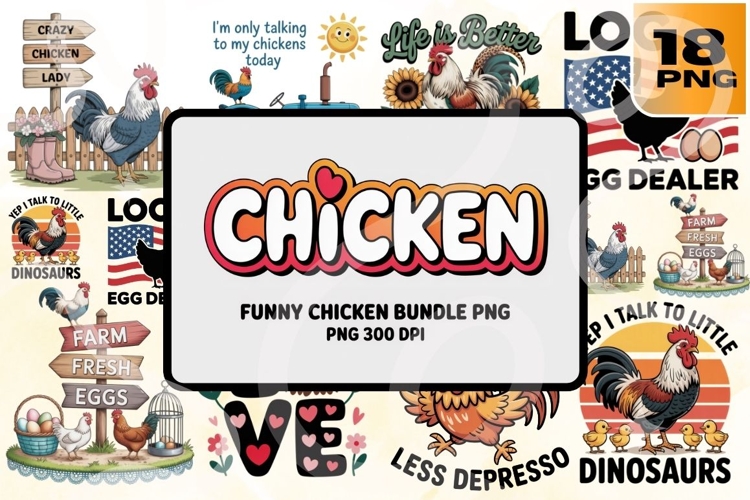 Chicken Clipart PNGs Image 3