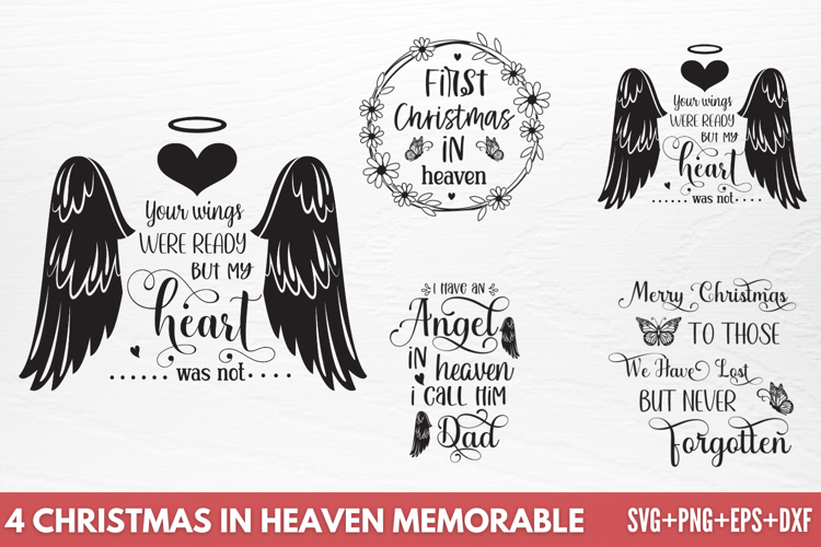 Christmas In Heaven Svg Image 2