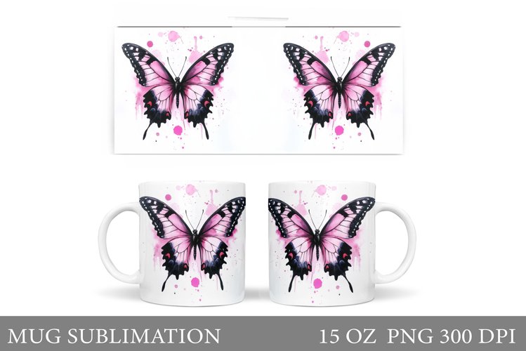 Watercolor Butterfly Clipart Image 12