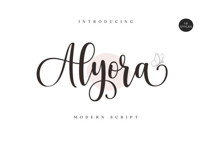 Alyora Script example image 1