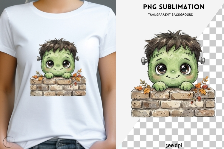 Peeking zombie halloween png design for T-shirts
