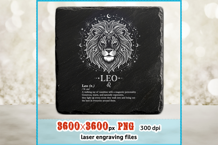 LEO Sarcastic Zodiac Laser Engraving File