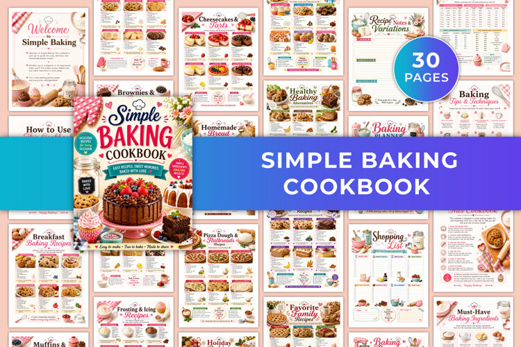 Simple Baking Cookbook | Easy Recipes, Baking Tips & Home example image 1