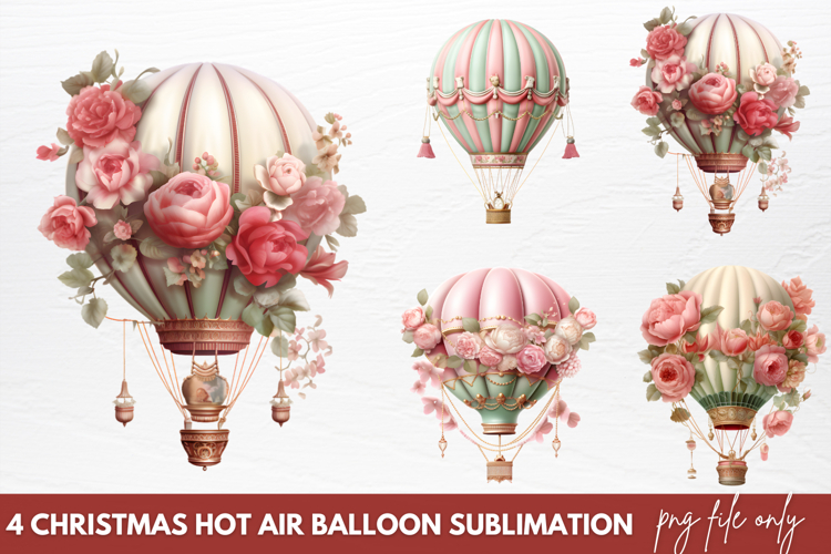 Hot Air Balloon Clipart Image 4