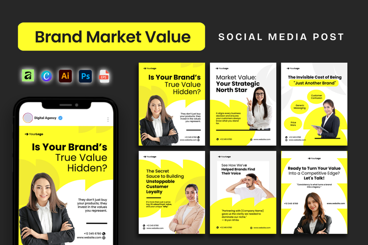 Brand Market Value Social Media Post