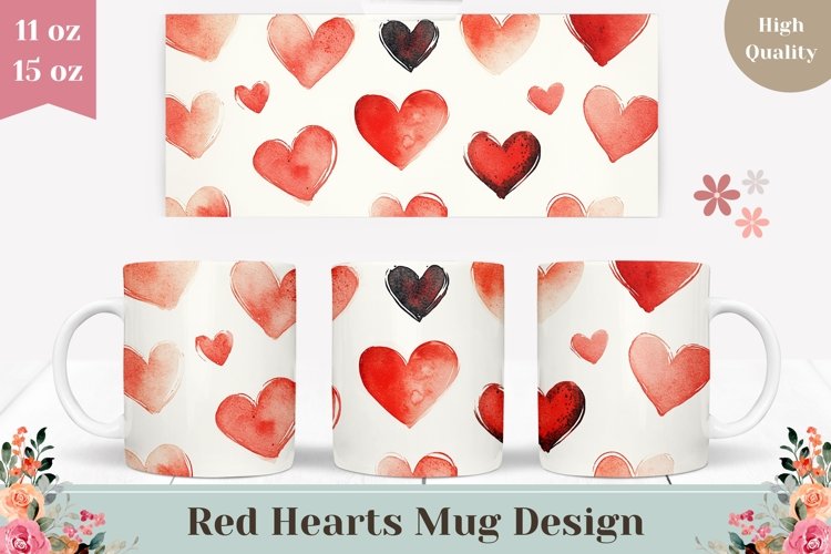 Red Hearts Png Image 4