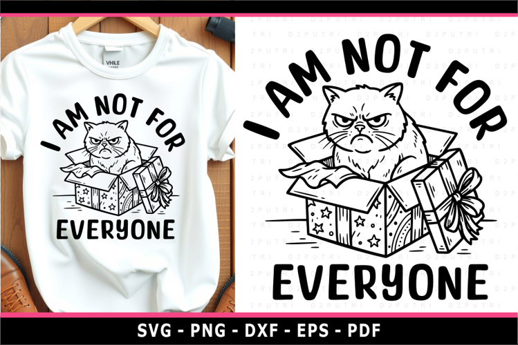 I am not for everyone, Funny Quotes SVG, Sarcastic SVG PNG
