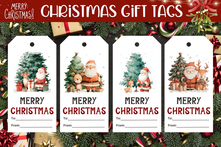 Christmas Tag Printable Image 21