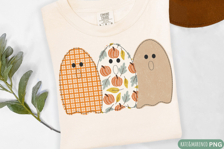 Preppy Ghost PNG | Girl Halloween PNG | Fall PNG
