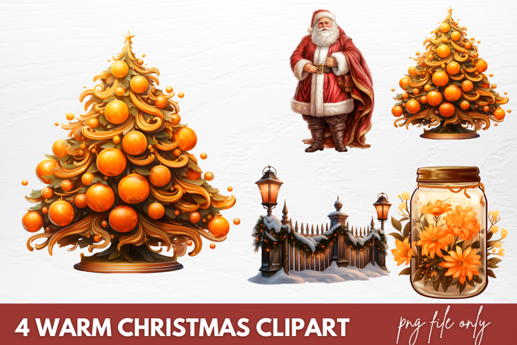 Christmas Watercolor Clipart Image 24