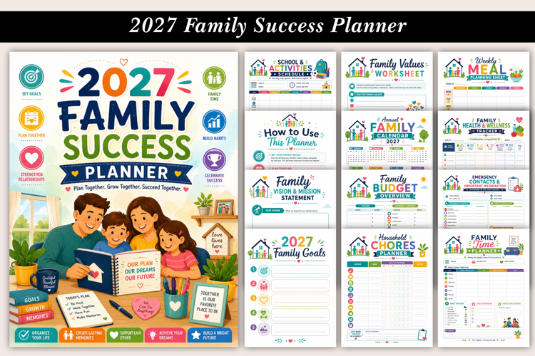 2027 Family Success Planner