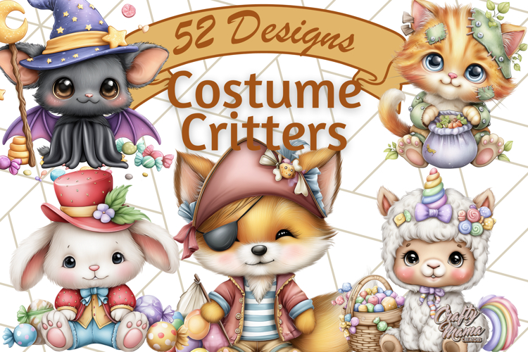 Halloween Costumes Clipart Image 12