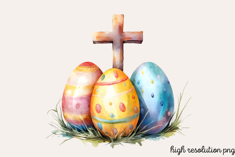 Easter Cross Clipart Image 21