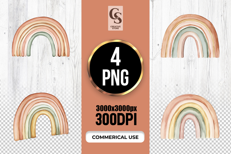 Rainbow Clipart PNGs Image 12