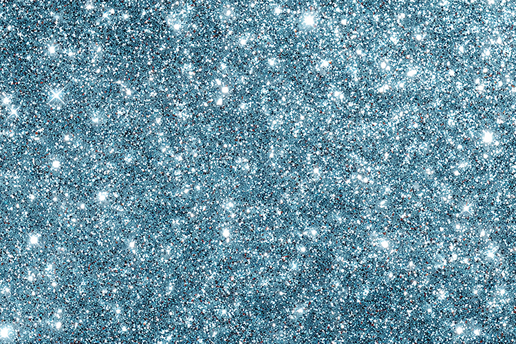 Sparkling blue glitter with bright white specks   Stars