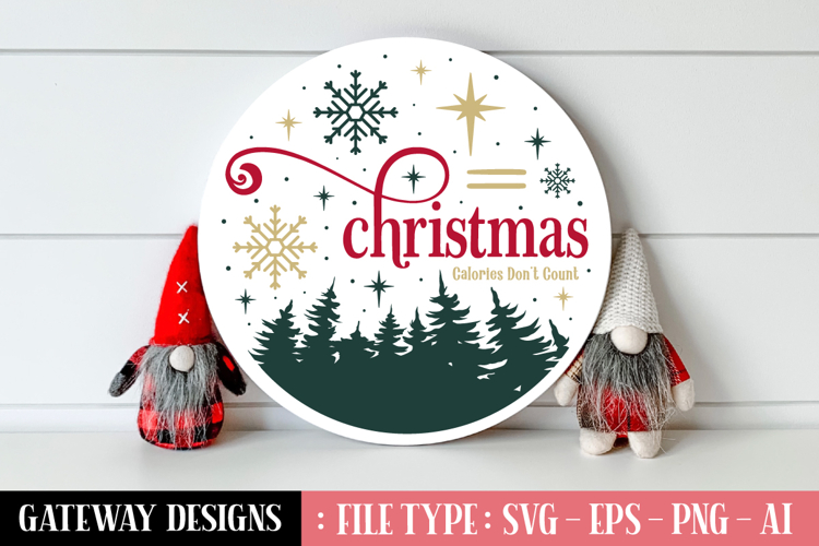 Christmas Calories Dont Count svg design