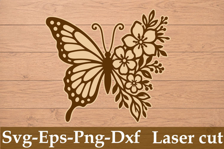 Butterfly Laser Cut Svg Design