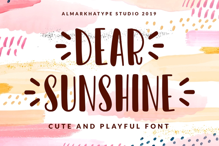 Dear Shunshine - Cute & Playful Font