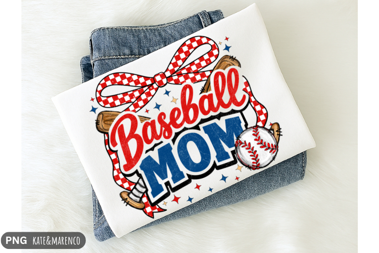 Baseball Mom PNG | Baseball Mama Coquette NG
