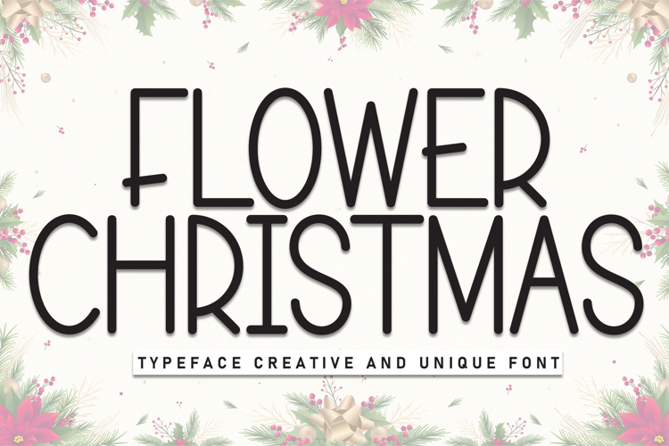 Schriftart Weihnachten