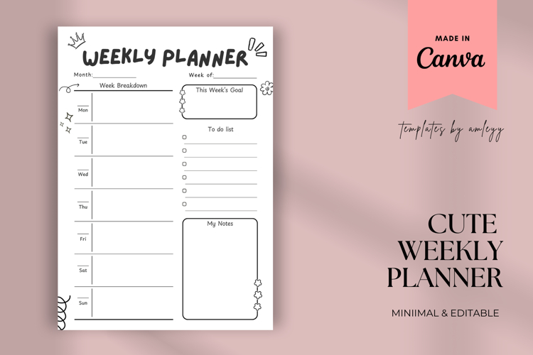 Digital Planner Templates Image 22