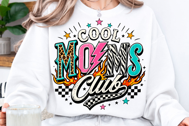 Cool Moms Club Png, Mothers Day Png