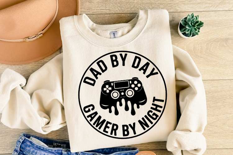 Dad By Day Gamer By Night Svg Image 21