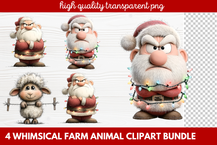 Farmhouse Animals Clipart Image 16