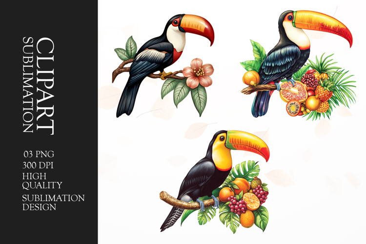Tropical Flowers Clipart Image 2