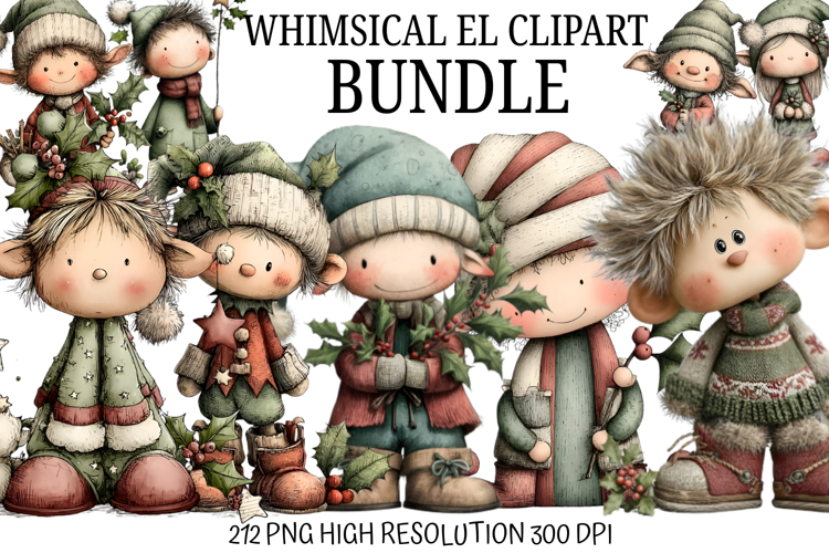 Cute Elf Clipart