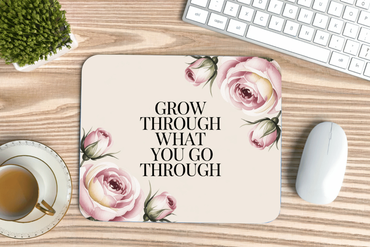 Inspirational Quotes Mouse Pad, Motivational PNG Sublimation