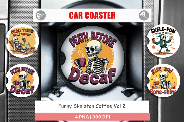 Car Coaster Sublimation Template  Image 8